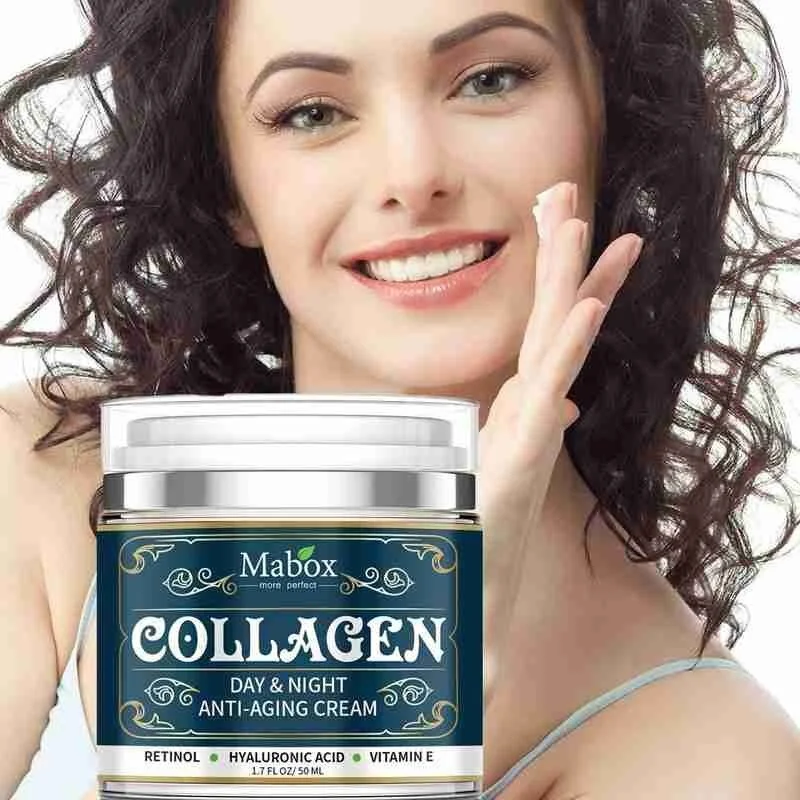 50ml Collagen Anti-aging Cream Retinol Face Cream Tighten Hyaluronic Hydrating Vitamin Cream Acid Skin Whitening Skin Care