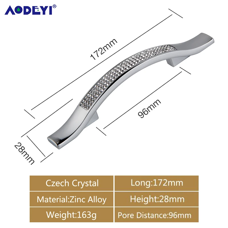 172 mm Chrome Handle