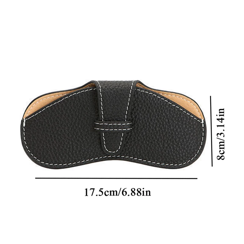 Glasses Storage Bag PU Leather Portable