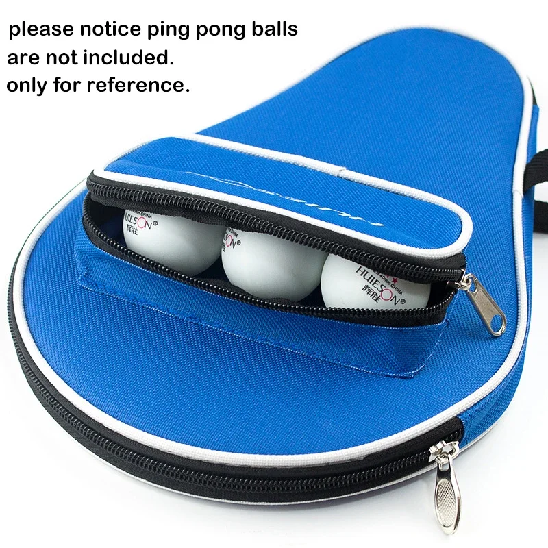 Description Picture 2 of itemClearance 1PC Table Tennis Rackets Bat Bags Dustproof Oxford Ping Pong Racket Protective Case Portable Bag Waterproof 30*20.5cm