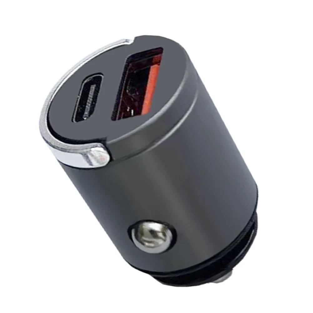 High-Power 100W Car USB Charger with Discreet Hidden Mount for a Clutter-Free Dashboard