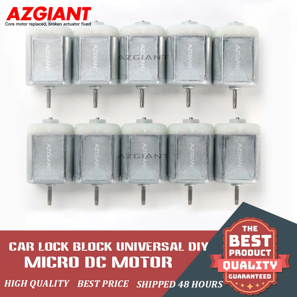 

AZGIANT 10pcs Lock Block Motor for Automotive Dotting Machine FC280 DC DIY Direct Current Small motor 12V Accessories