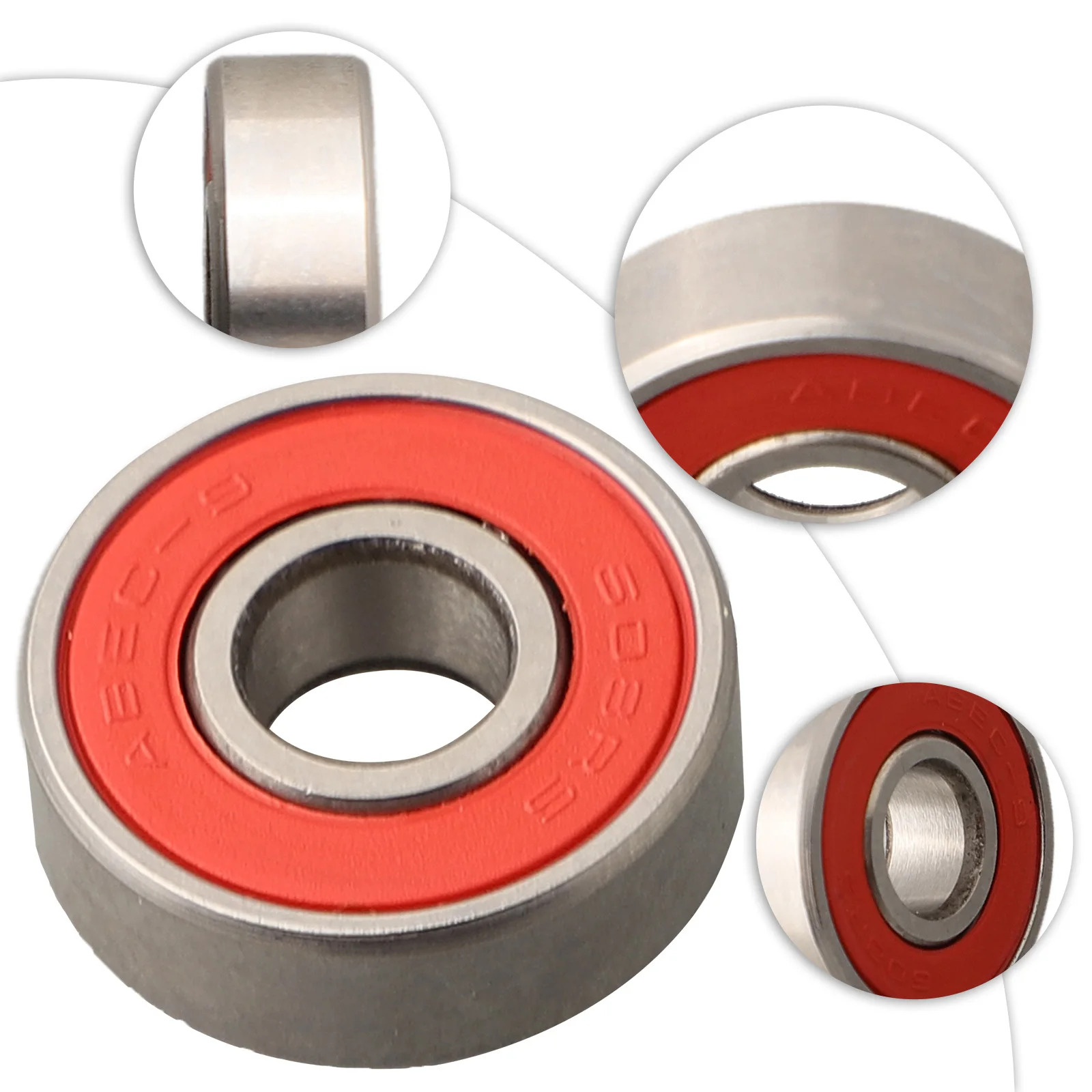 ABEC-7 608 2RS 스테인레스 스틸 스케이트 보드 베어링 롤러 스쿠터 볼 베어링 스케이트 바퀴 SilverBall 베어링 8x22x7mm