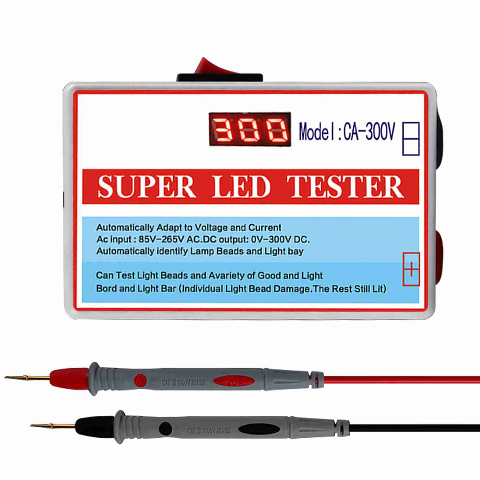 Portable LED Lamp Beads Light Bar TV Backlight Tester LED Strips Beads Lamp Board Test Tool