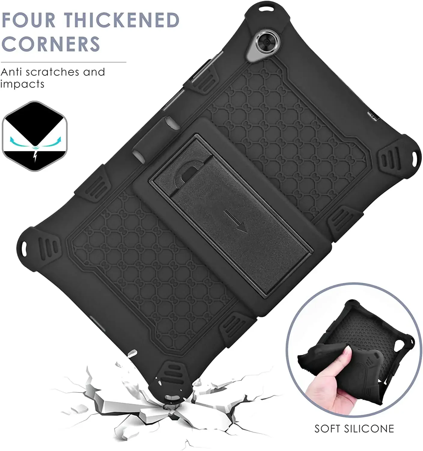 Capa Infantil para Lenovo Tab Capa para Tablet Fhd Tb8705f Tb9705n m8 hd Tb-8505f x m8 3ª Geração Tb-8506f Soft Shell Stand - Imagem 2