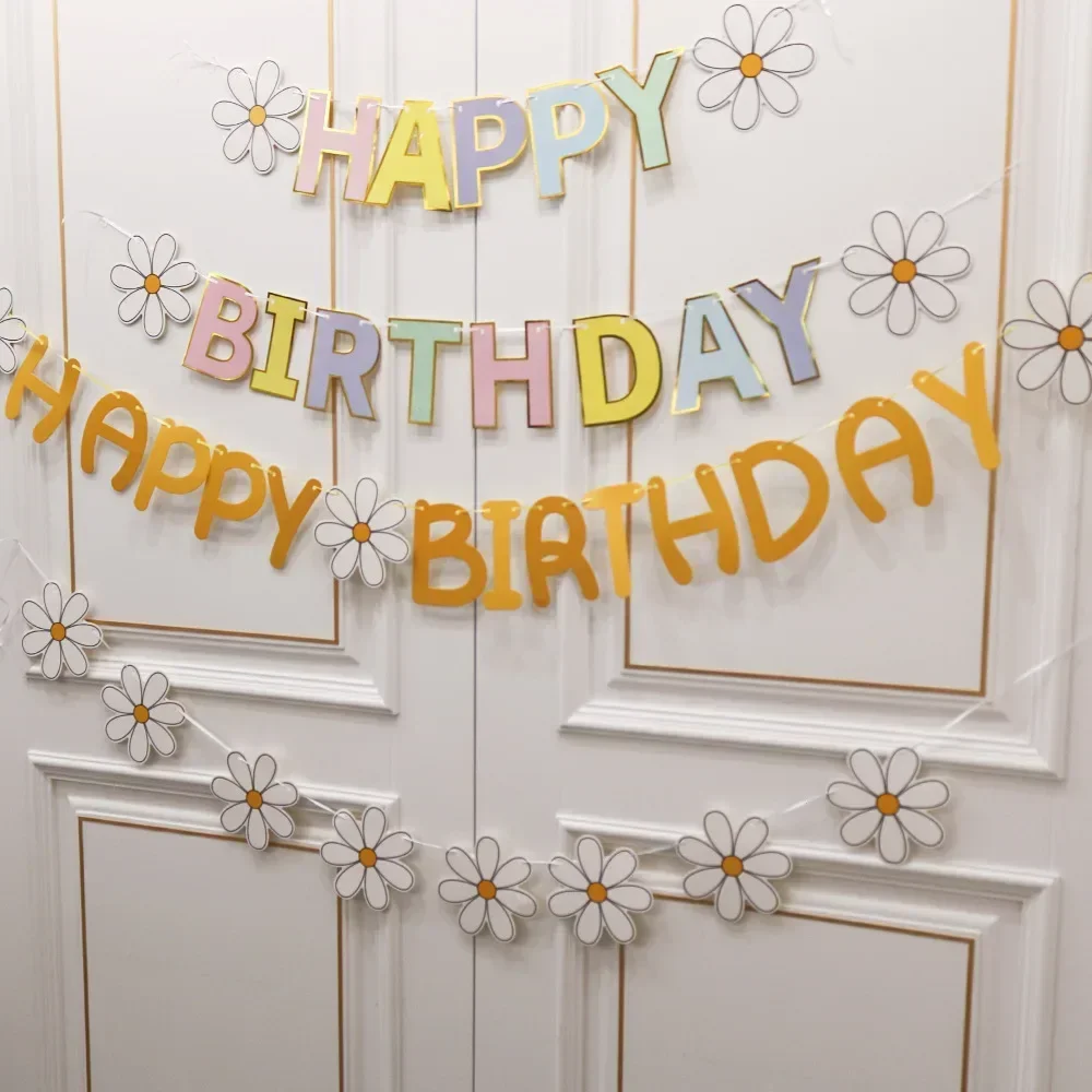 1-5 years old Birthday Banner For Home Room Decoration Children's Garland