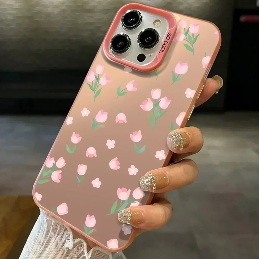 Fashion Butterfly Flower Pattern Shockproof Bumper Case with IMD Technology