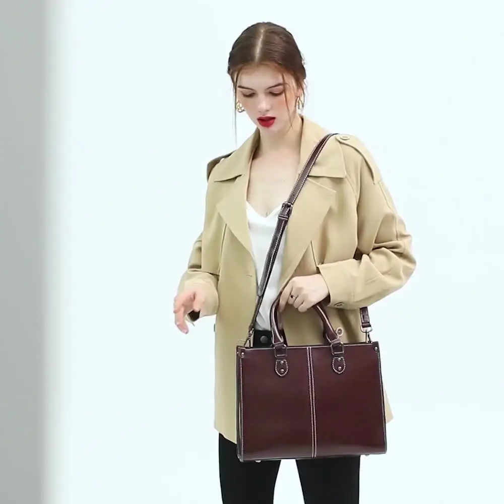 牛革女性のトートバッグ 2024 新高品質ショルダーバッグ本革デザイナー