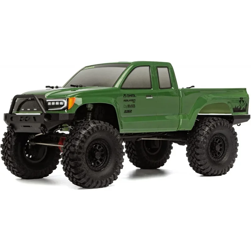 RC Truck 1/10 SCX10 III Base Camp 4WD Rock Crawler Brushed RTR (Batteries and Charger Not Included), Green, AXI03027T2