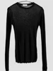 High Quality Plain T Shirt Women Cotton Elastic Basic T-shirts Female Casual Tops Long Sleeve Sexy Thin T-shirt see through 4