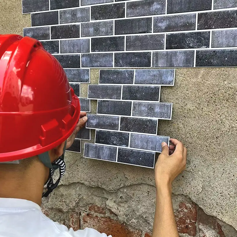 

Exterior Wall Stickers Self-adhesive 3D Waterproof, Sunproof and UV-resistant Outdoor Decorative Panels with Scrub Resistance