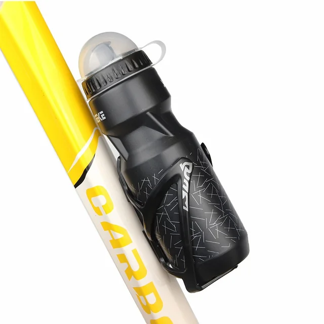 Mountain Bike Water Bottle Cage, Essential Cycling Accessory Made of Durable PC Plastic & Aluminum Alloy 3