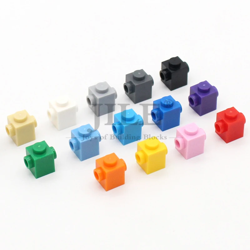 30pcs MOC 47905 Modified 1x1 with Studs on 2 Sides Opposite Building Blocks Bricks DIY Compatible Side Dots Connection Parts Toy — view 2