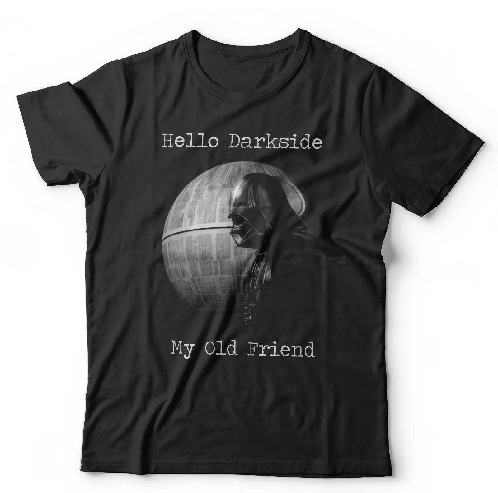 Hello Darkside My Old Friend Tshirt Unisex E Kids - Darth, Death Star, Sith
