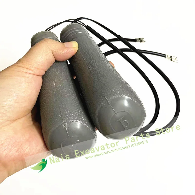 Kit 2 Pièces Poignées Manette Excavatrice 3 Boutons Pour Doosan DH DX150 215 225 300 370 9C