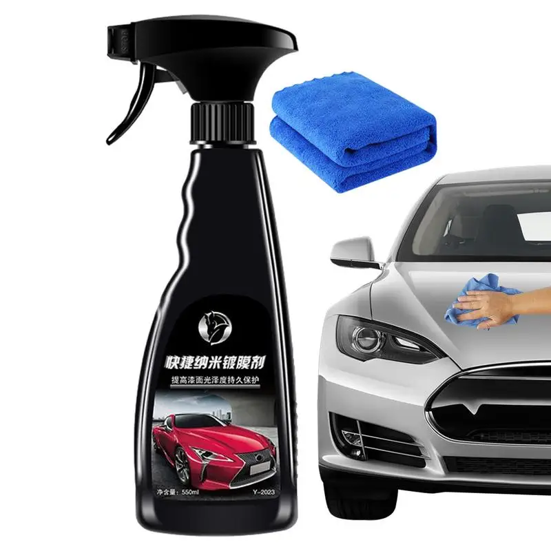 

Nano Car Paint Protector 550ML Car Scratch Repair Dirt Cleaner Spray Heat Resistance Water Resistant Automotive Accessories For