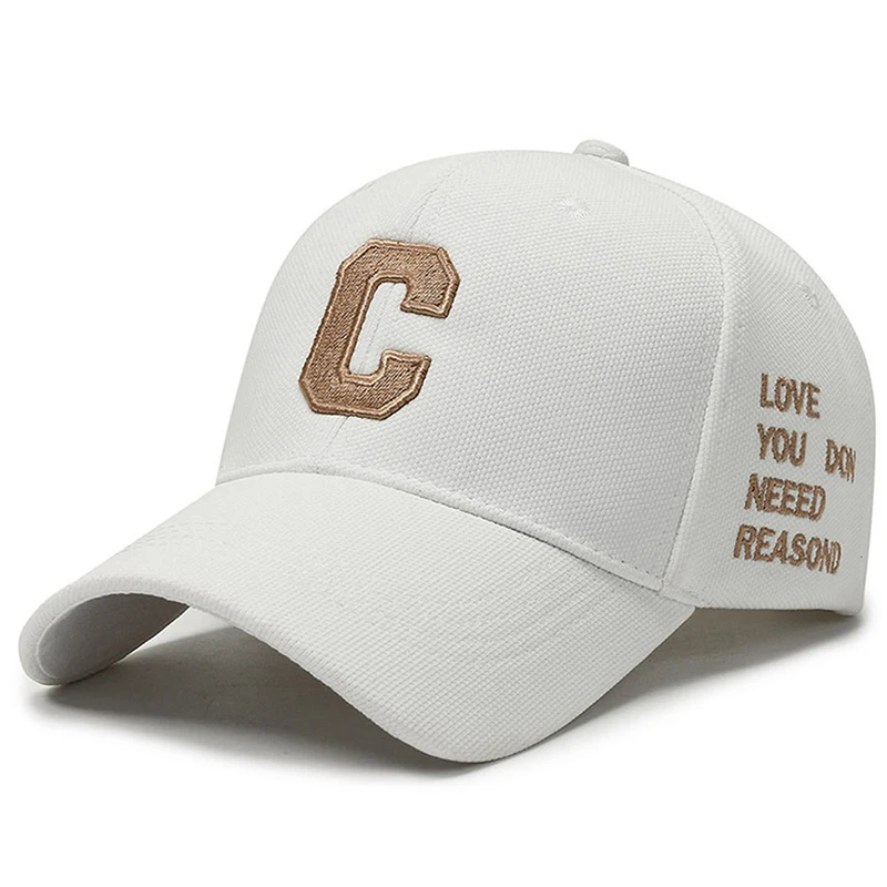Baseball Caps Sports Sun Hats Golf Caps FS Luxury Brand Women Golf Cap Cotton 3D White Gold Letter Baseball Caps For Men Summer Snapback Golf Hats Casquette Femme
