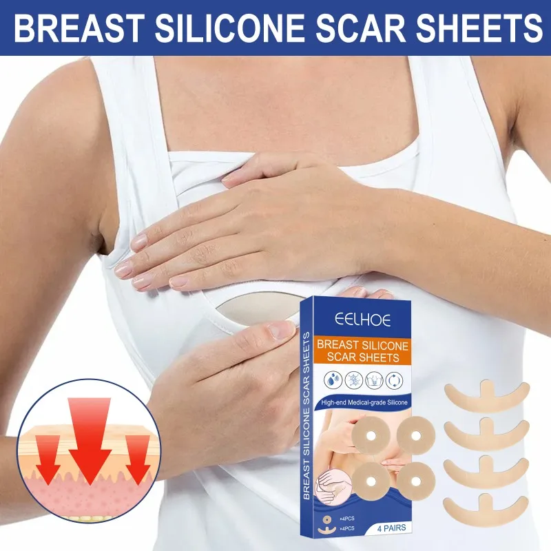 Female Silicone Breast Scar Removal Sheets Stickers Nipples Scar Removal Sticker Acne Trauma Breast Sheets Skin Repair sore healing cream