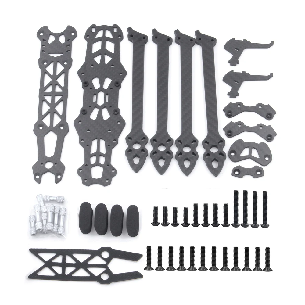 Mark4 7inch 295mm with 5mm Arm Quadcopter Frame kit 3K Carbon Fiber 7'' for FPV Racing Drone Quadcopter Freestyle DIY parts images - 6