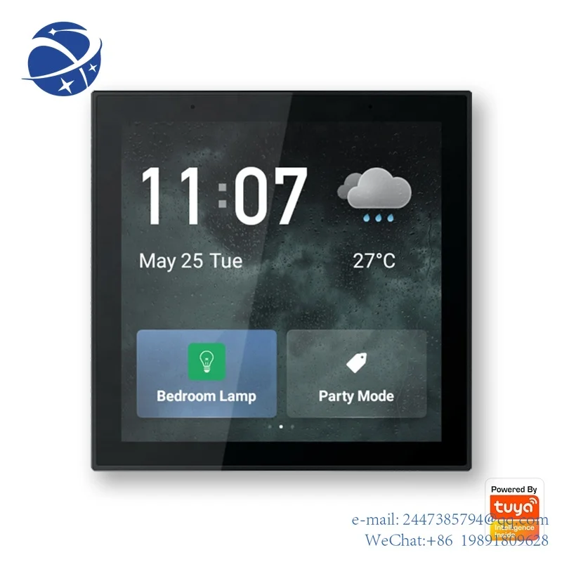 

Yun Yi Wandscherm Schakelaar Tuya Smart Home Verlichting Scene Centraal Bedieningspaneel Wi-Fi Zigbee Ble Touchscreen