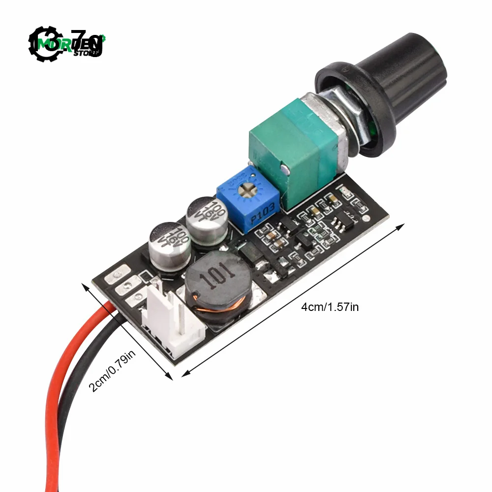 DC5-12V1A Manuel 2-3 Telli Hız Kontrol Cihazı Topuzu Anahtarı Ile Fan Valisi Elektrikli Alet Güç Kaynağı Aksesuarları