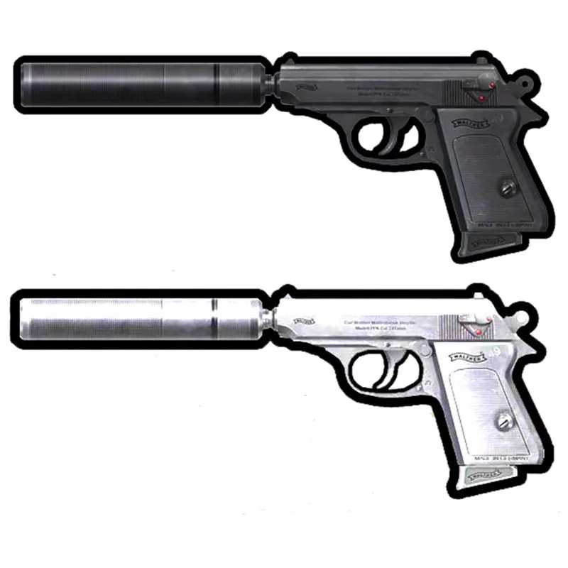3D Paper Model Gun 007 PPK Pistols Handmade DIY Toy