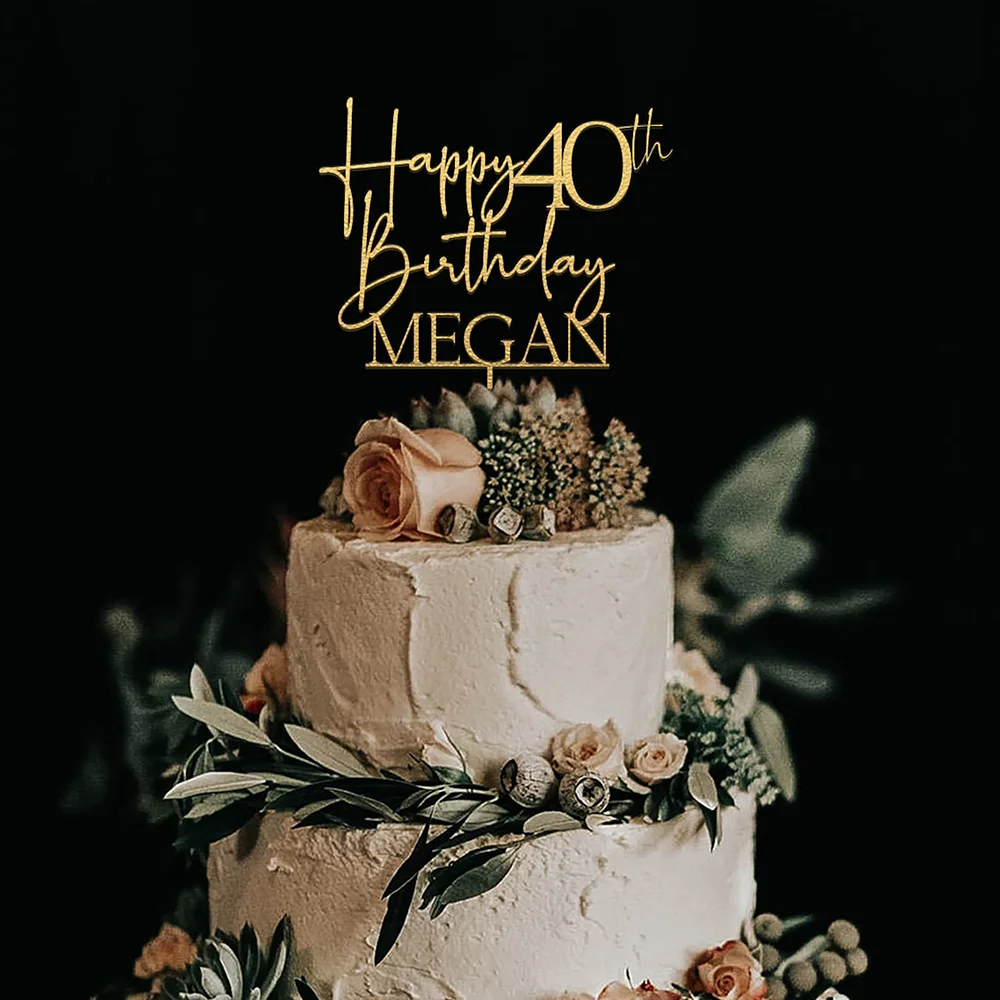 Personalized Birthday Cake Topper 5
