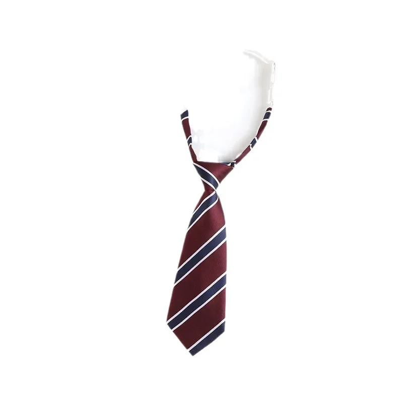 6 Pairs Children's Tie Boys and Girls Short Instagram Stripes Free Kindergarten Performance British Style