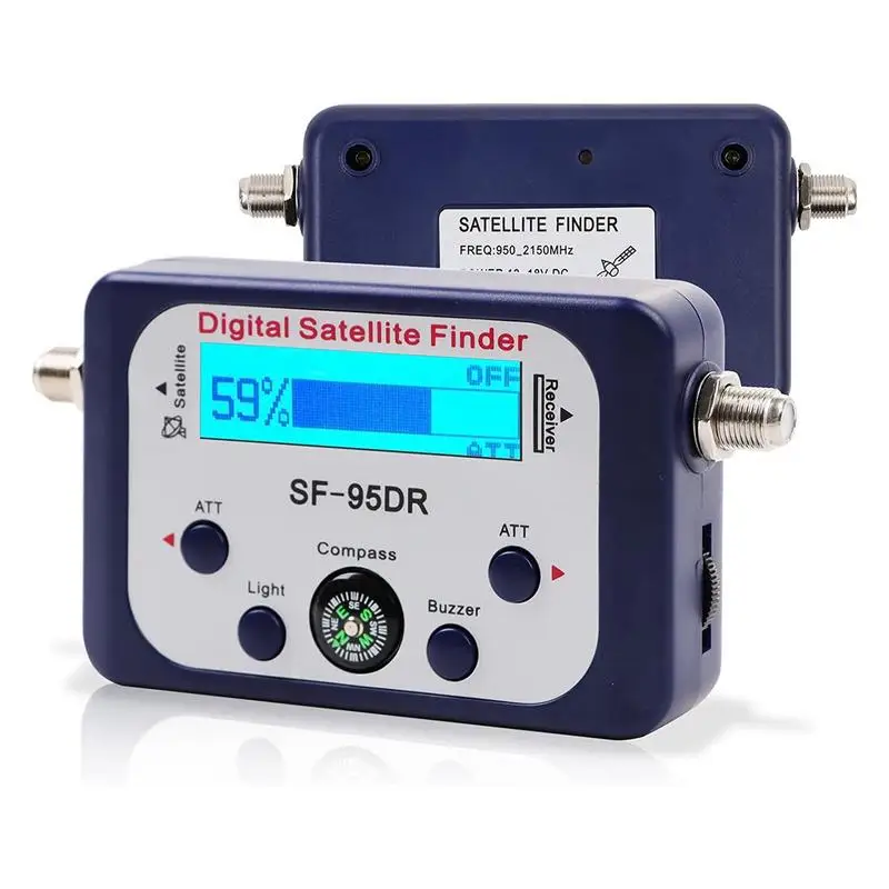 Digital Satellite Finder Satlink Tester Meter TV Signal Receiver Sat Finder Digital Satellite Detector For Camping Signal Finder