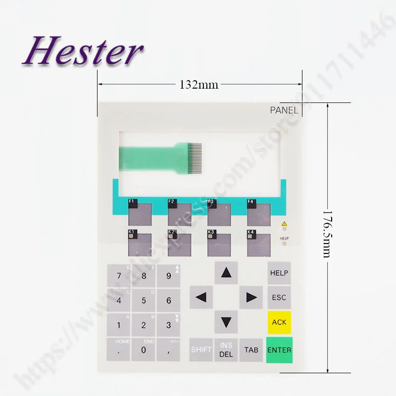 6AV6 641-0CA01-0AX1 6AV6641-0CA01-0AX1 OP77B PN/DP 플라스틱 하우징 쉘용 멤브레인 키패드 키보드가 포함된 전면 케이스 커버