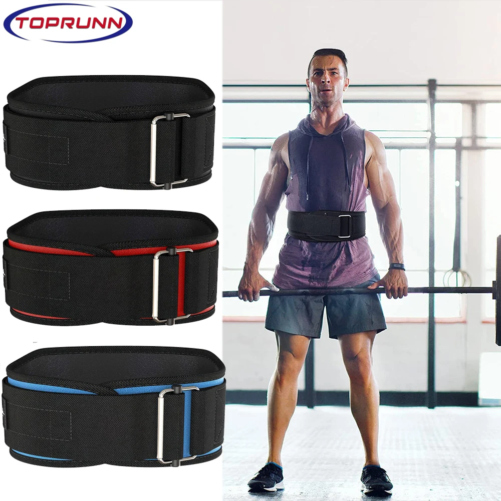 

Man Nylon Fitness Weight Lifting Squat Belt Safety Gym Waist Support Training Belt Back Supporting Protect Lumbar Power