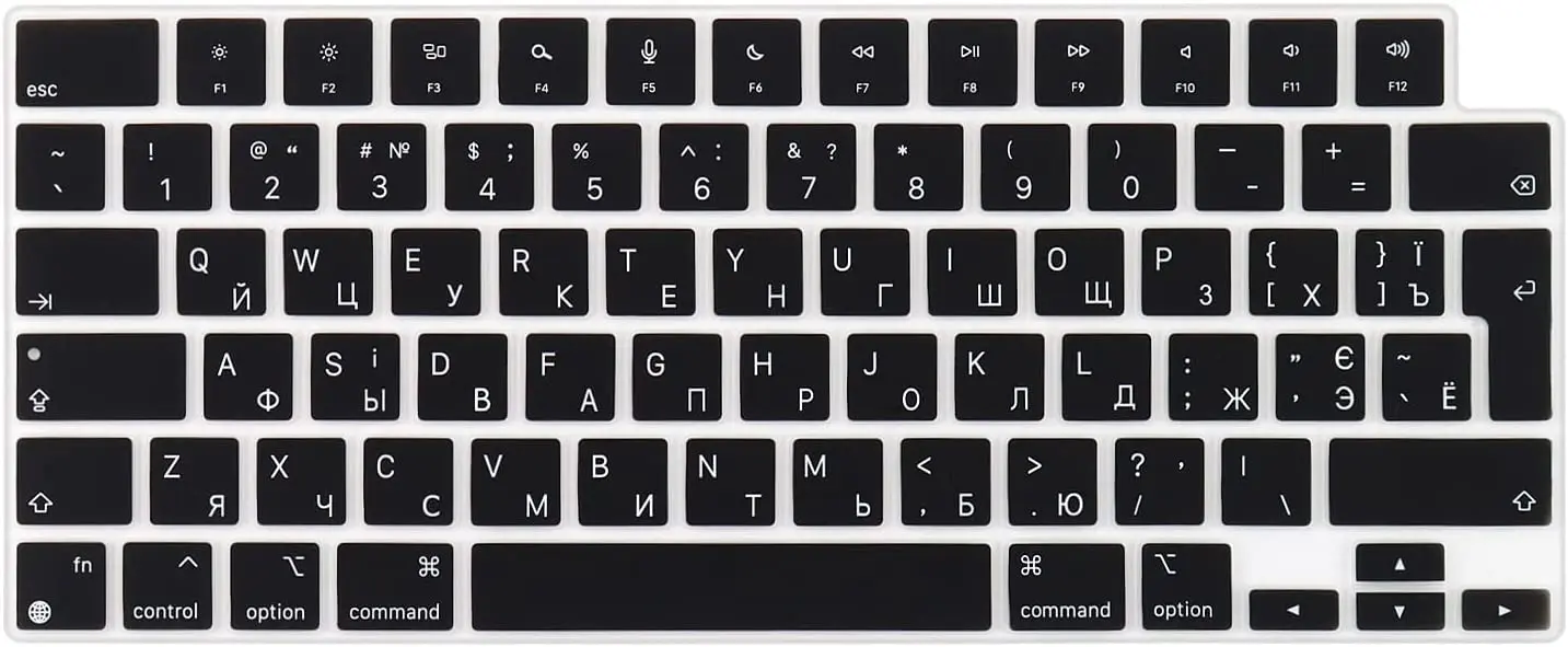 Silicone Keyboard Cover for M2 M3 MacBook Air 15" A2941 A3114 M2 M3 Pro 14 16 A2992 A2780