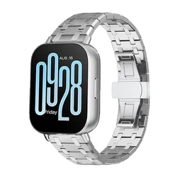 Stainless Steel Metal Bracelet Wristband, 22mm for Redmi Watch5 Active (Sliver 6)
