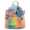 Disney Tinkerbell Glow in The Dark Allover Print Backpack Stitch Lady Bags Sequin Minnie Schoolbag Handbag for Girls 6