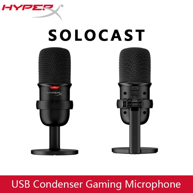 HyperX SoloCast Gaming Microphone Pro Electronic Sports Tap-to-Mute