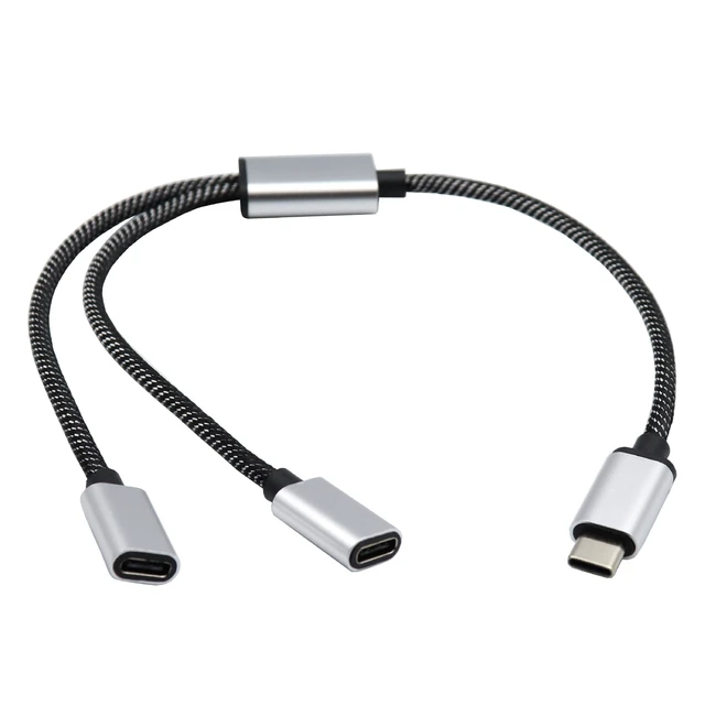 Adattatore USB-A A USB-C Femmina 2.0 – Confezione Da 2 – Per Ricarica E Dati