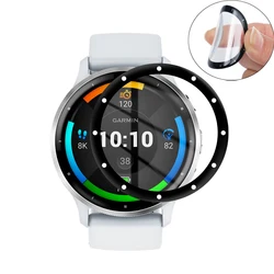 Premium 3D Curved Screen Protector - Soft Smartwatch Protective Film Cover - 1pcs (For Garmin Venu3)