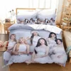 Kpop BABYMONSTER Bedding Set Duvet Cover Bed Set Quilt Cover Pillowcase Comforter king Queen Size Boys Adult Bedding Set 4