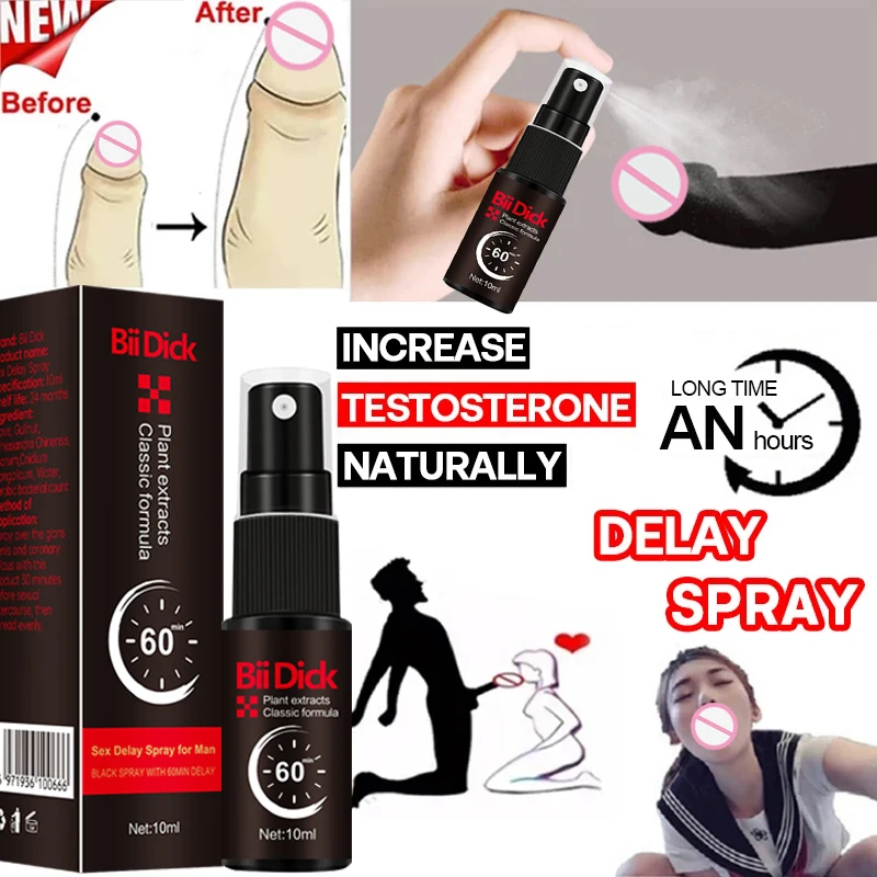 Espray retardante de eyaculación de larga duración eficaz flirtear