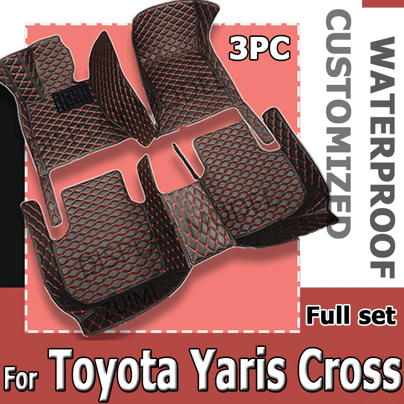 NonhybridVehicleCarFloorMatsForToyotaYarisCrossYarisuKurosu