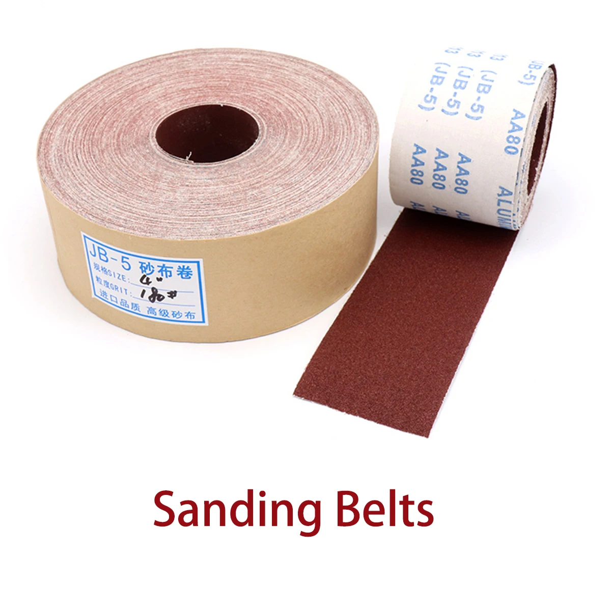 1P 100mm Sanding Belts 80600Grit DIY Hand Torn Emery Cloth Roll