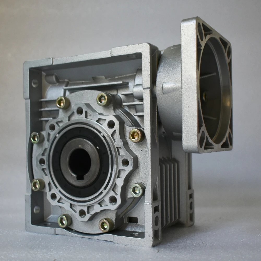 nmrv063 rv75 nmrv110 24mm Input Flange High Torque Gear Deceleration Motor Metal Transmission Worm Drive Reduction Gearbox