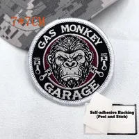 ГАЗОВАЯ МОНЕЖНАЯ ГАРАНДА, тактическая вышивка, вышитая нашивка на крючках и петлях, пришить вышивку, военный значок — изображение 5