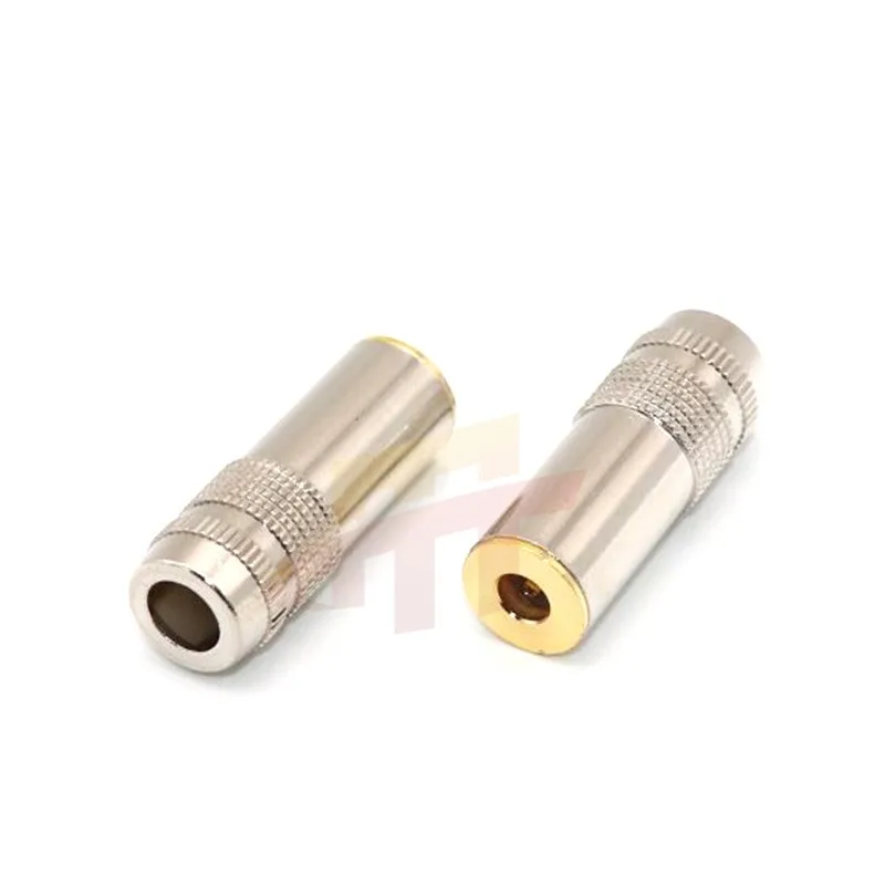 알루미늄 합금 쉘 암 5 극 오디오 커넥터, 밸런스드 인터페이스 스피커 터미널 헤드폰 플러그, 4.4mm 잭, 10 개