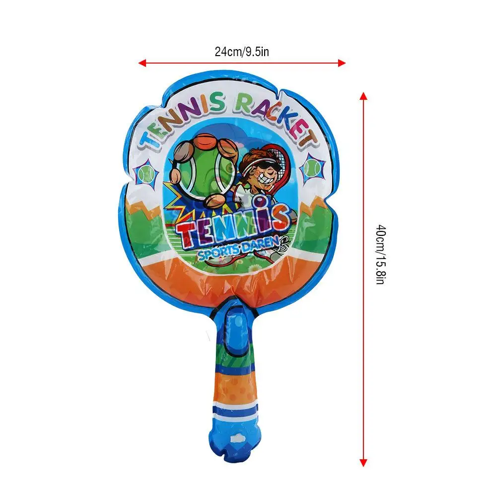 Inflatable Kids Tennis Racket Set with Ball-Fun Outdoor Sports Toy for Children