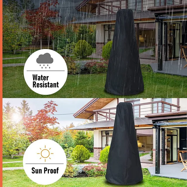 Kültéri Kemence Vízálló Burkolat Kerti Kémény Tűz Pit Védőszállítások Otthoni Kályha Fűtőkészülék Esőálló Oxfordi Ruhadarab - Image 6