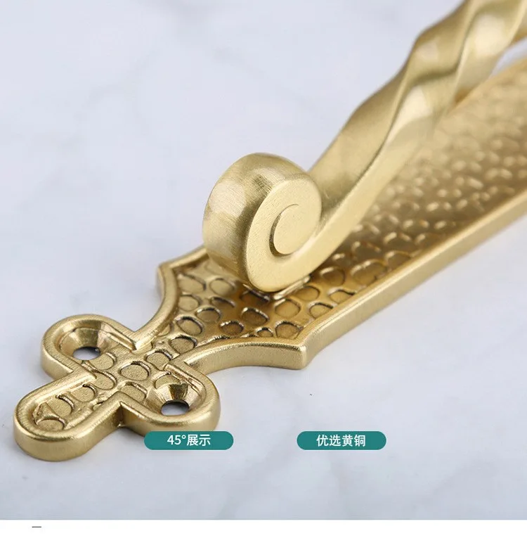 maçaneta de bronze, sala de estar e quarto, estilo europeu, 1pc