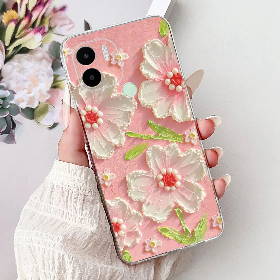 Cute Cat Painted Soft Slim Phone Case Cover - Bumper Protection