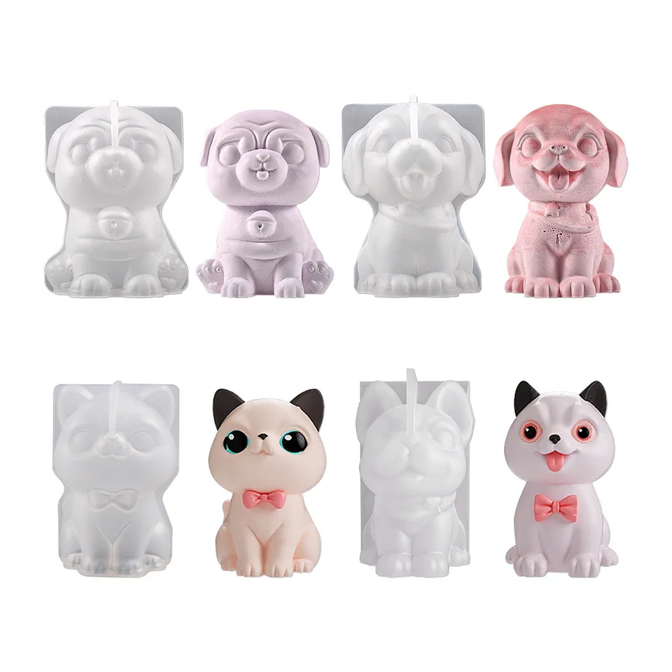 Stampo in silicone per candele a forma di denti, stampo per realizzare candele di cera, stampo per denti in gesso e cemento, stampo per denti in resina epossidica, stampo in silicone per