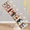 Detachable Shoe Racks Space-Saving Stackable Plastic Shoes Shelf Multi-Layer Assembled Shoes Racks Household Shoe Rack Organizer 4